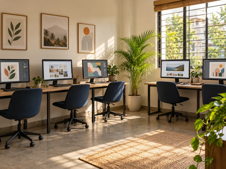 Computer Learning Space — illustrative visual
